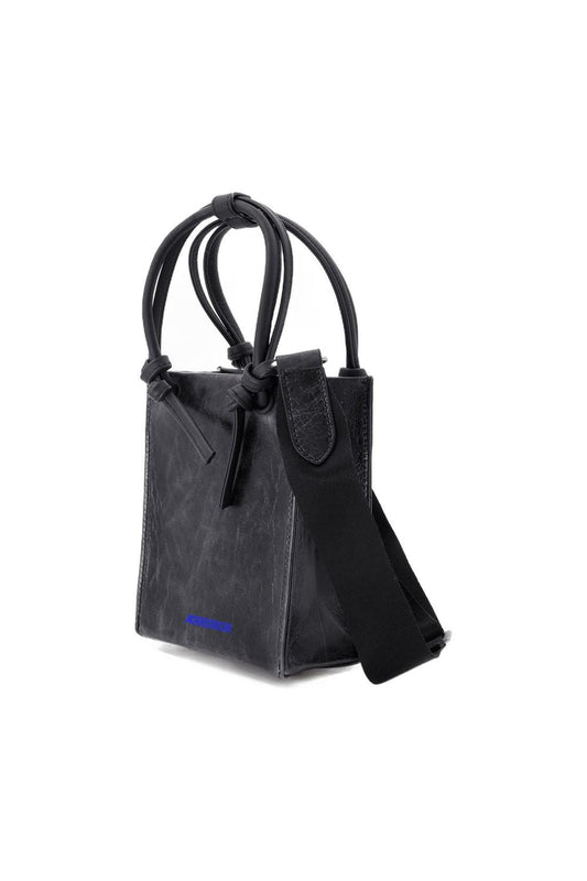 Schultertasche - Ader Error - Leder - Schwarz