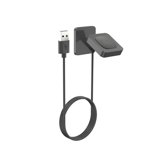 SYSTEM-S USB 2.0 snúra 100 cm hleðslustöð fyrir Fitbit Versa 4 3 Sense 2 1 snjallúr