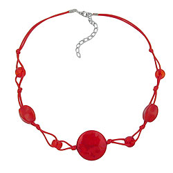 Chain, disc coral-silky