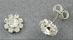 Earring clip 16mm plastic yellow-silky-glossy hammered