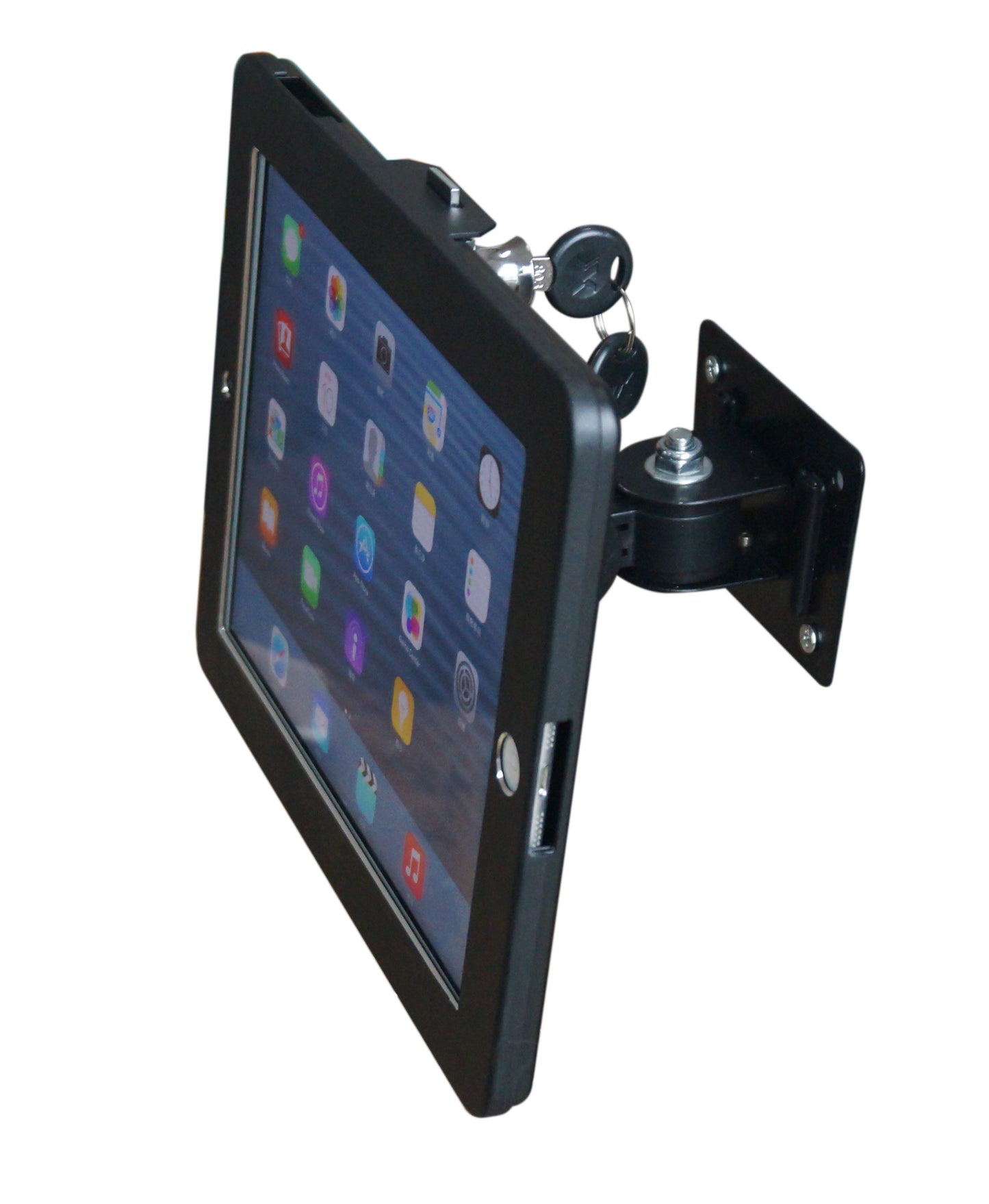 SYSTEM-S læsanleg veggfesting fyrir iPad Pro 12,9 tommu 2015 + 2017 í svörtu