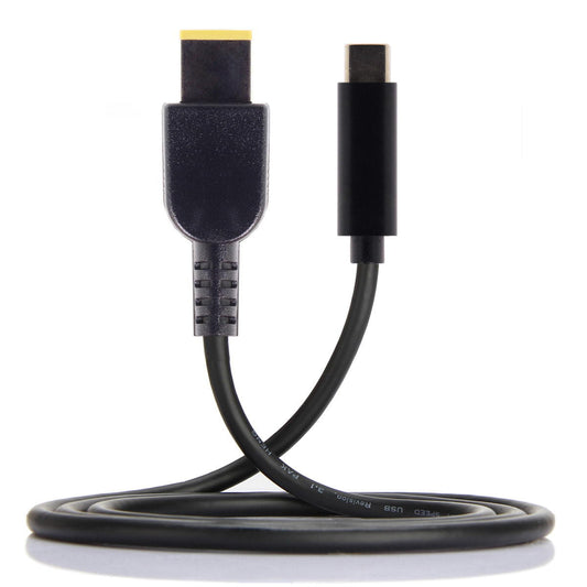 SYSTEM-S USB 3.1 snúra 145 cm Type C tengi í rétthyrndan 11,0 x 4,5 mm tengi
