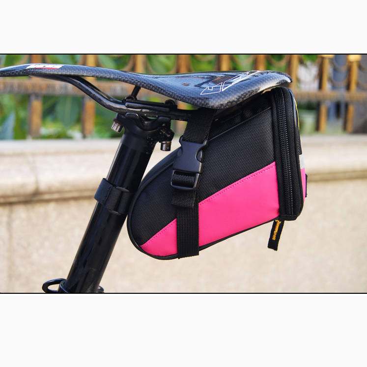 SYSTEM-S Fahrrad Sattel Tasche Halterung Befestigung wasserfest in Grün