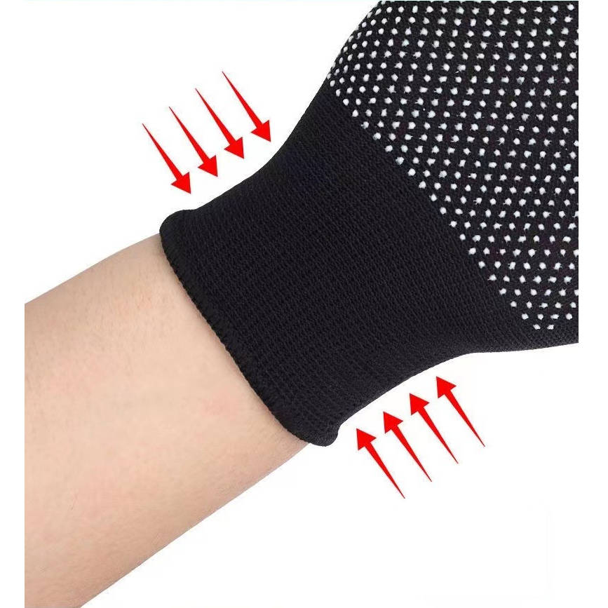 SYSTEM-S Anti-Slip Fabric Gloves for Smartphones Touch Screens in Black