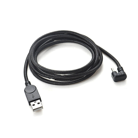 SYSTEM-S USB 3.1 cable 150 cm Type C plug to 2.0 A plug 180° U Turn angle