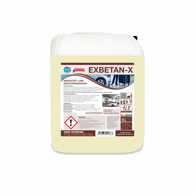 Arcora Exbetan-X Workshop and Industrial Cleaner | Canister (10 l)