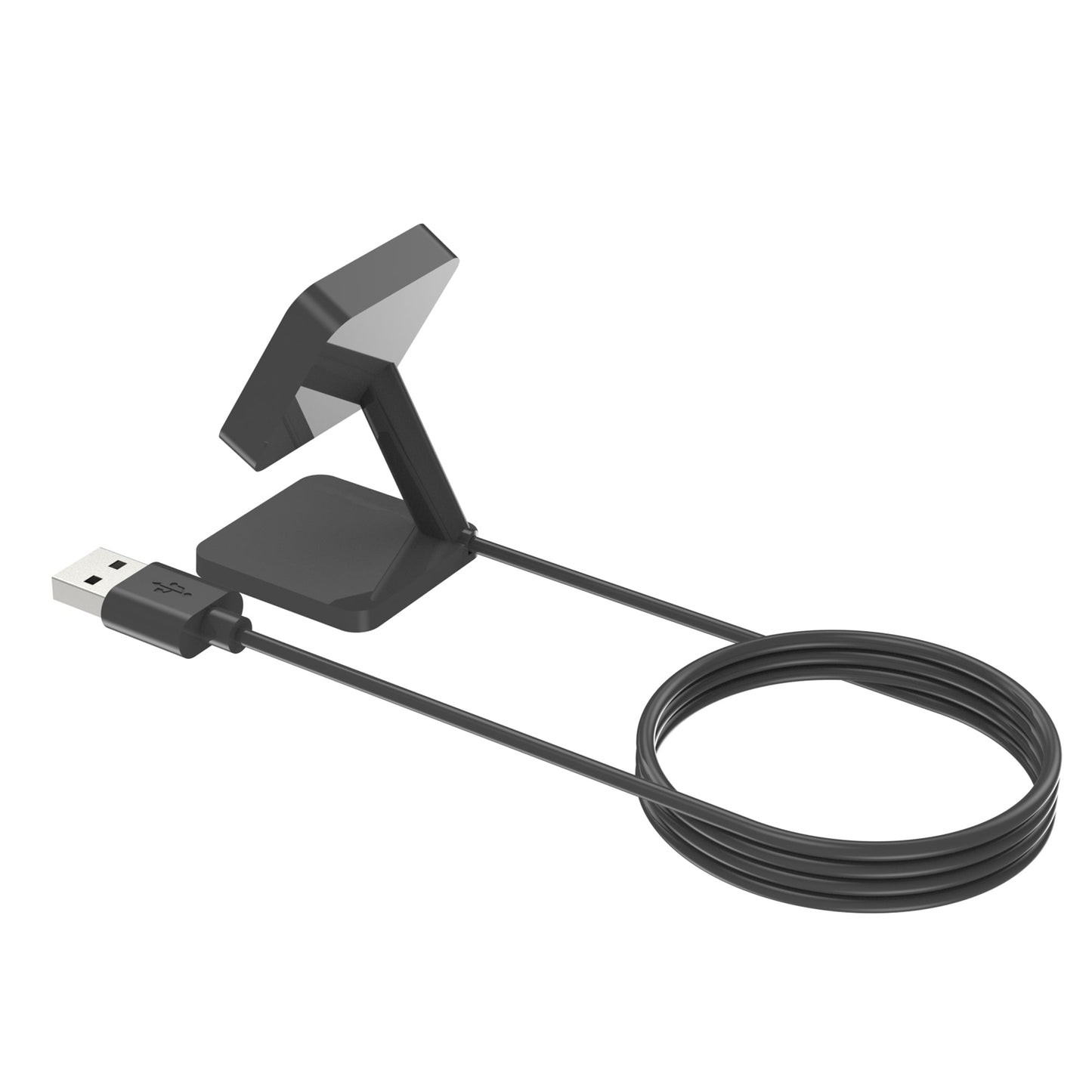 SYSTEM-S USB 2.0 snúra 100 cm hleðslustöð fyrir Fitbit Versa 4 3 Sense 2 1 snjallúr