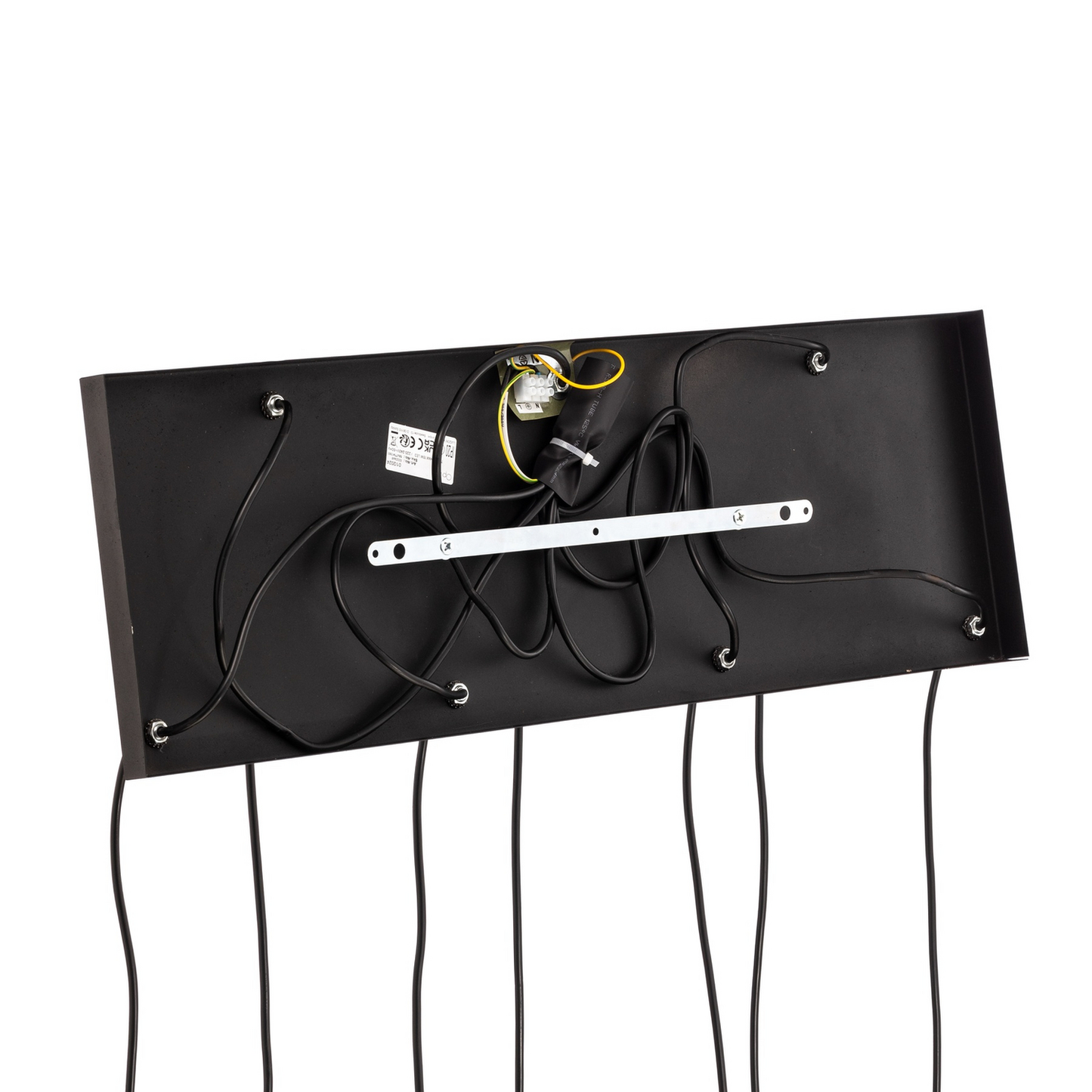 Hengiljós á lager Tattoo 6221 7 perur svartgull loftlampi hengilampi lampi