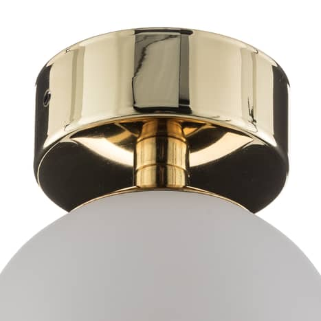 B-flokks Argon loftljós Fatis loftlampi ljós ópalgler messing dimmanlegt