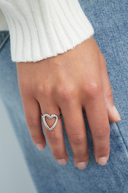 Ring „Wandel des Herzens“ – Goldfarbe - Goldfarbefarbe