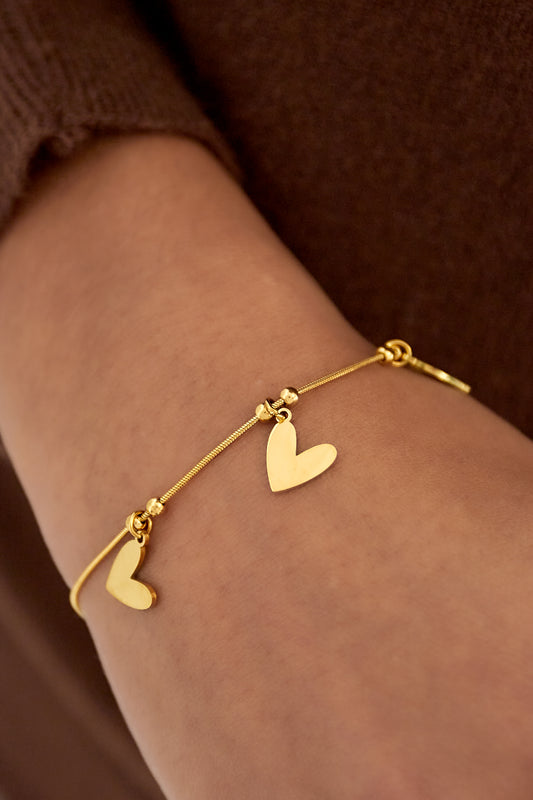 Herz an Herz Armband