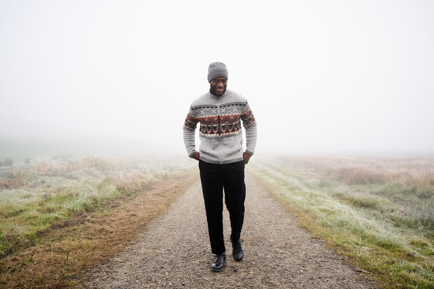 Apu Kuntur - Alpaka Strickjacke FIESTA – Herren-Jacke aus 100% Baby Alpaka