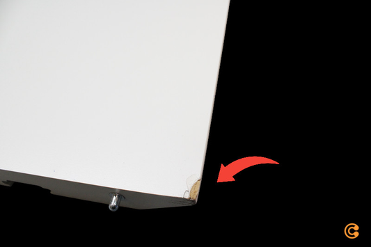 B-flokks Andersen Furniture framlengingarplata Dk10 fyrir útdraganlegt borð, lagskipt, hvít. Sjá texta/F38