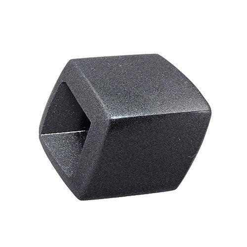 Tafhringur 45x36x18mm sexhyrningur grár-antrasít-málmgljáandi plast