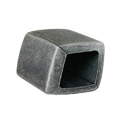 Trefilhringur 45x36x18mm sexhyrningur úr fornsilfur-málmplasti