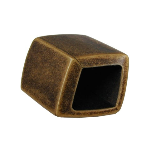 Tafhringur 45x36x18mm sexhyrningur úr fornmessingi og málmi úr plasti