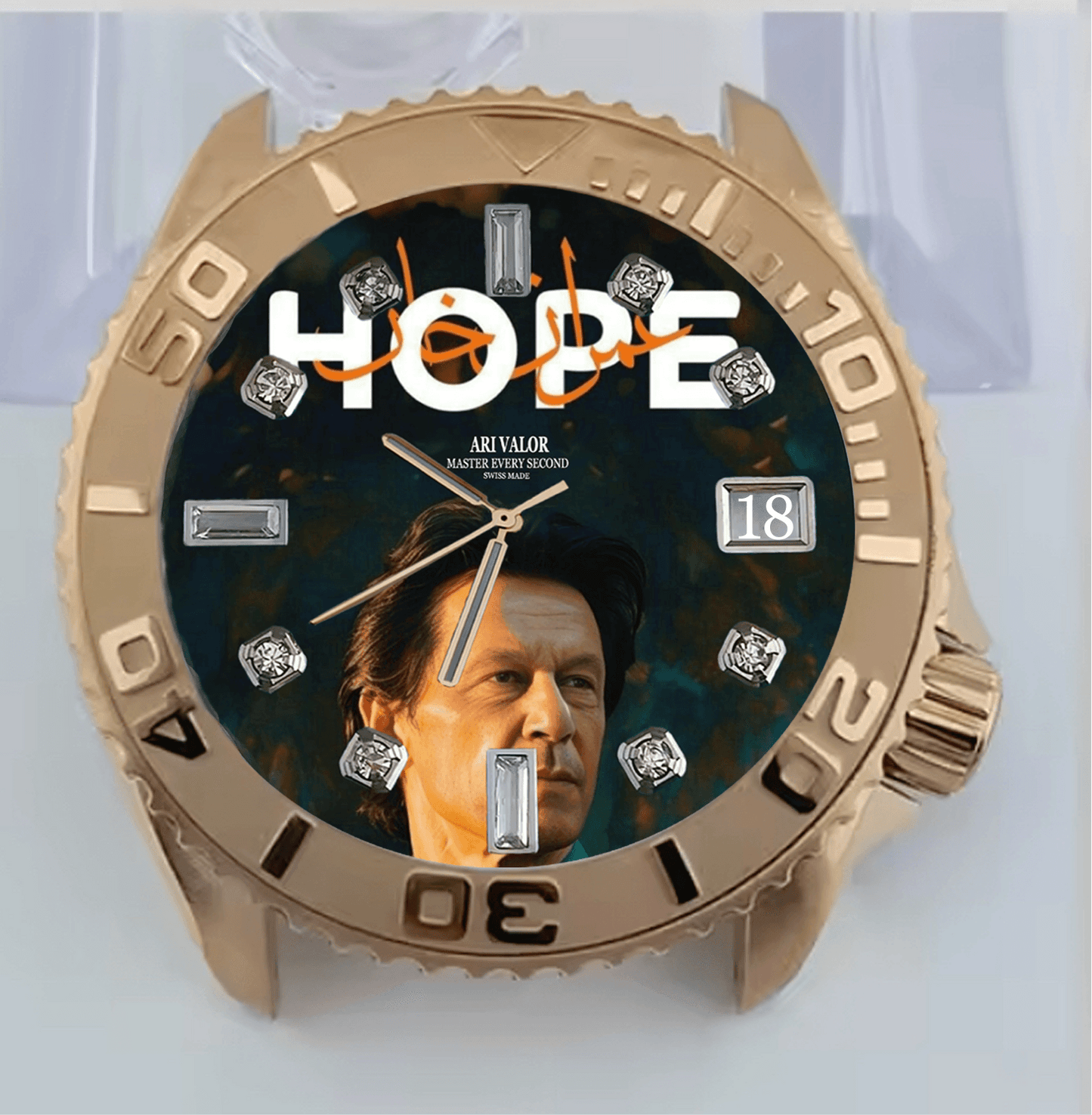 IMRAN KHAN,Valor watches stainless steel case