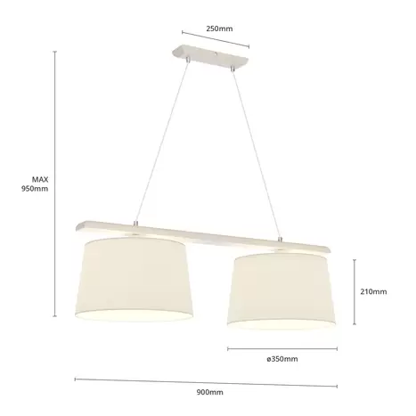 B-flokks Euluna hengiljós Svíþjóð loftlampi hengiljós ljósalampi
