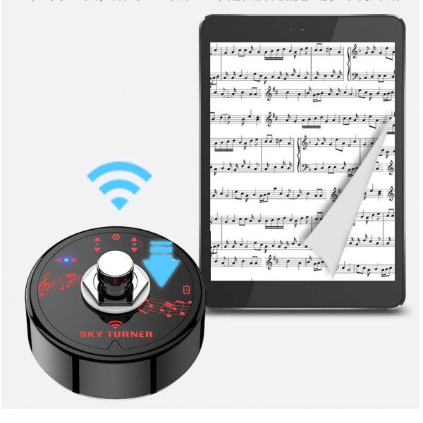 SYSTEM-S Bluetooth wireless page turner foot switch pedal for music tablets e-books