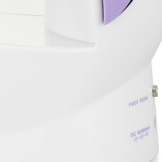B-Ware Emerio Freiarmnähmaschine Nähmaschine Mini Nähmaschine Nähen Frei Weiß Fliede258