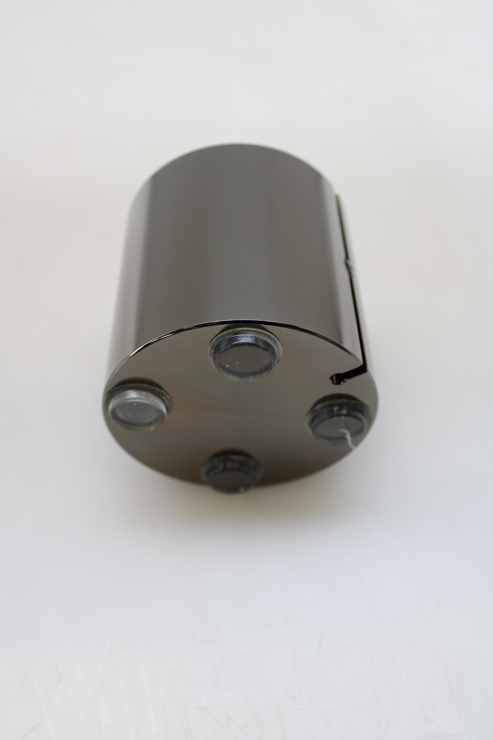 Nikkelfótur frá Catellani & Smith, B-flokks, fyrir Light Stick F LED gólflampa. Sjá texta.