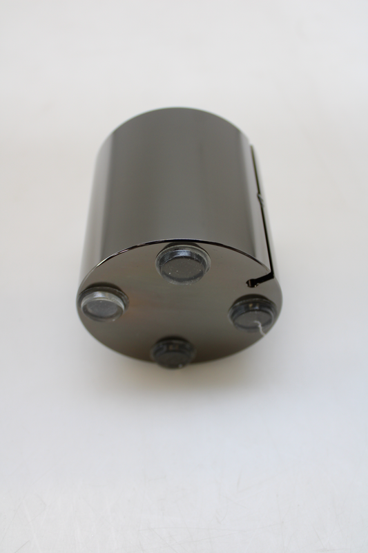 Nikkelfótur frá Catellani & Smith, B-flokks, fyrir Light Stick F LED gólflampa. Sjá texta.