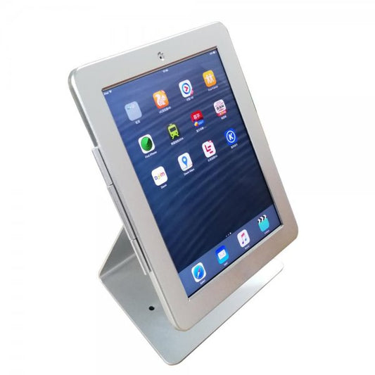 SYSTEM-S Tischhalterung 180° Ständer abschließbar für Microsoft Surface Pro 8 13.0" Grau