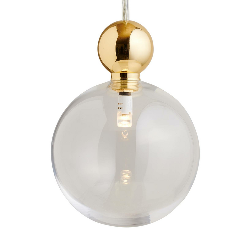 Ebb & Flow UVA M hengiljós á lager, loftlampi, skrautleg hengiljós, G4 kúlulaga gull K504