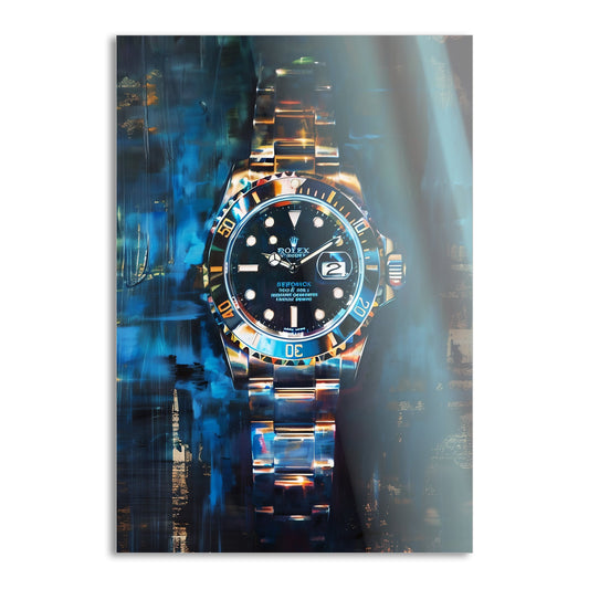10 past Rolex V2 - Canvas print Pop Art