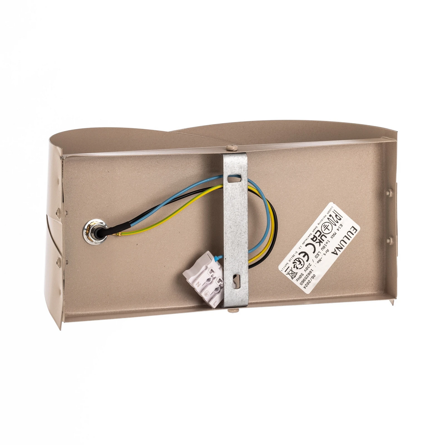 B-grade Euluna Tornado wall light, wall lamp, light, lamp, E14 IP20, beige