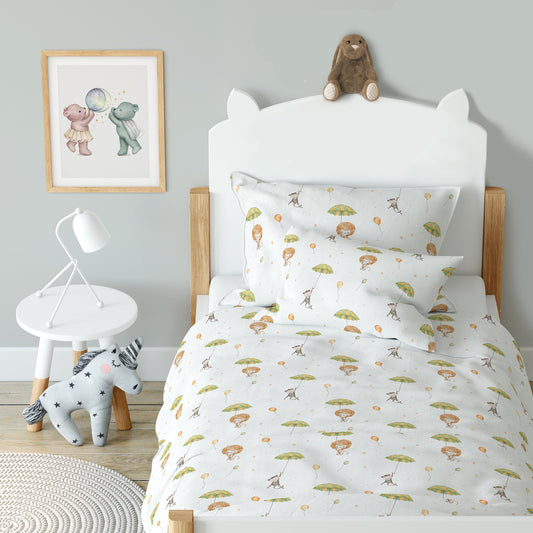 "Lion and Monkey" Premium Children's Bedding