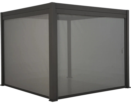 B-flokks 111 sólhlífarrúllugardínur sólarvörn sólarvörn gluggatjöld 3 m hliðar antrasít