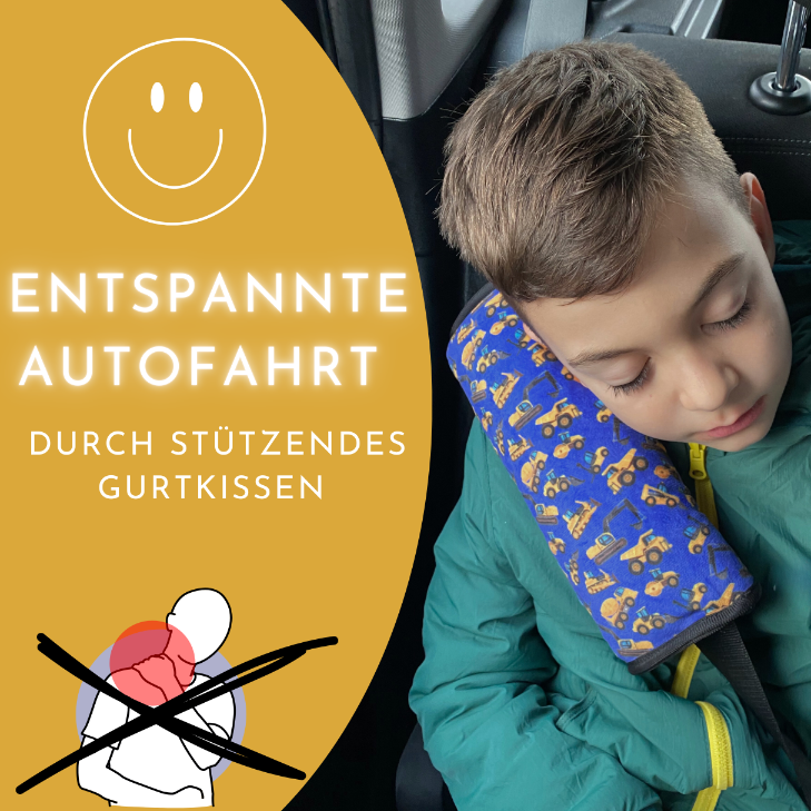 Auto Schlafkissen Baufahrzeuge