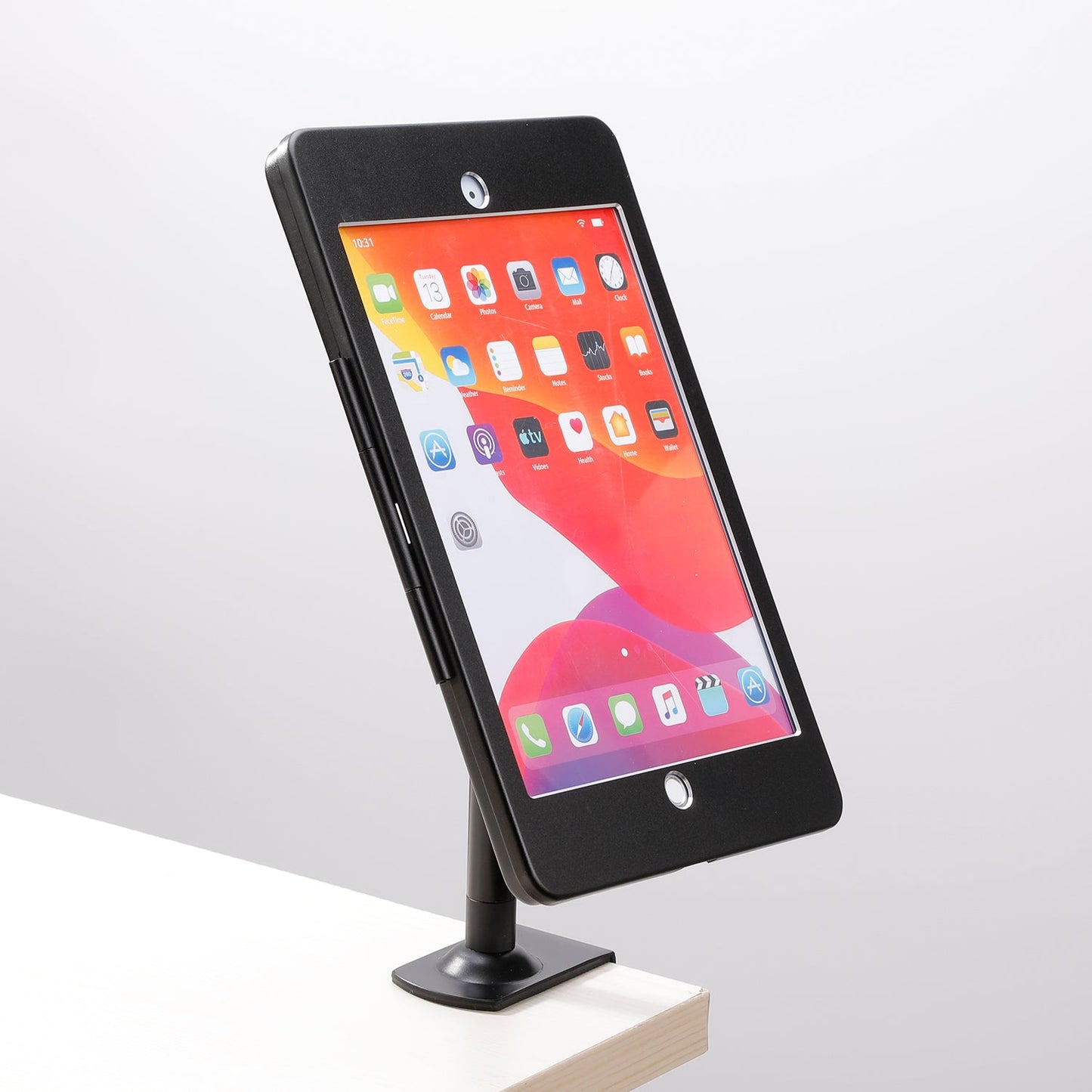 SYSTEM-S stöngfesting með lásfestingu úr málmi í svörtu fyrir iPad Pro 11"