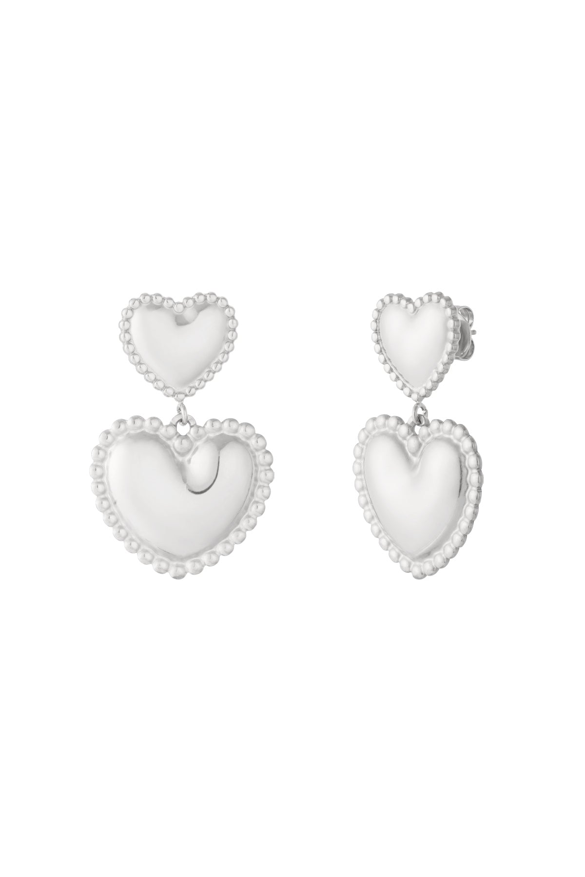 Edelstahl Tropfen Ohrringe Herz Casual Täglich Einfache Serie frauen schmuck