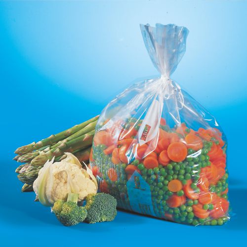 Starpak 45 Gefrierbeutel, LLDPE 6 l 46 cm x 30 cm transparent in Faltschachtel | Faltschachtel (45 Stück)