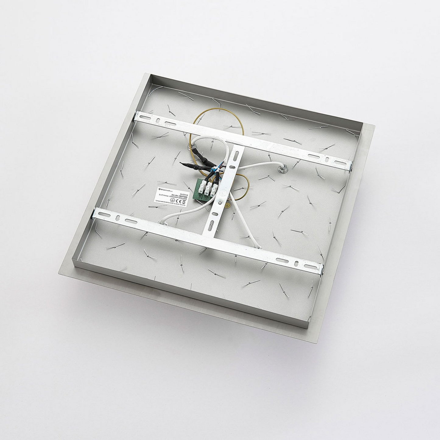 B-flokks Lindby Annica loftlampi, loftljós, lampi, ljósastæði, akrýl hengilampi, silfur