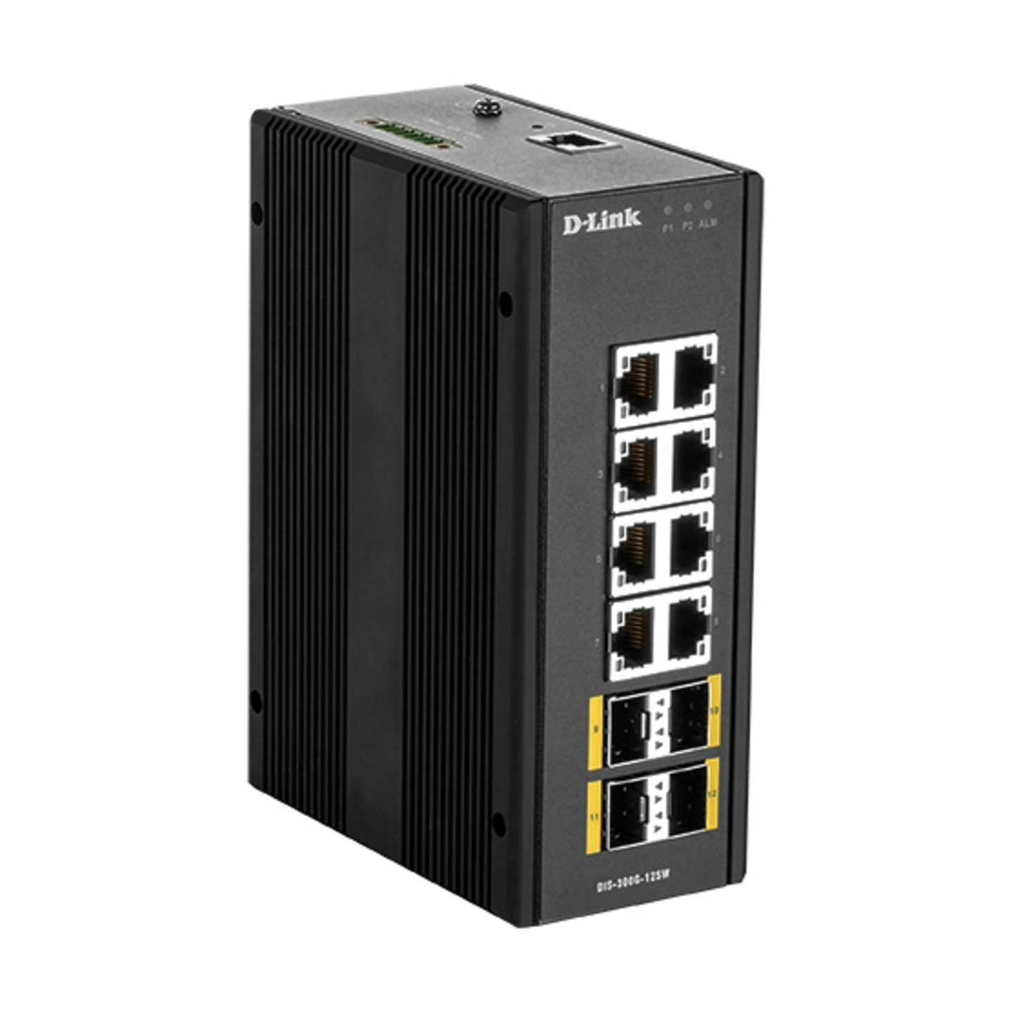Stýrður rofi frá D-Link DIS 300G-12SW, 8 x 10/100/1000 + 4 x 100/1000 SFP