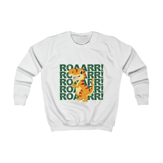 Kinder Sweatshirt von baddeldaddel mit Motiv "ROAARR"