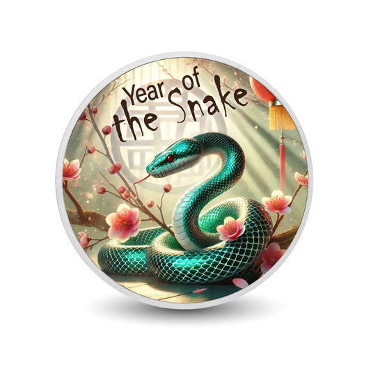 Year of the Snake - Tranquil Beauty 1oz Silver Coin