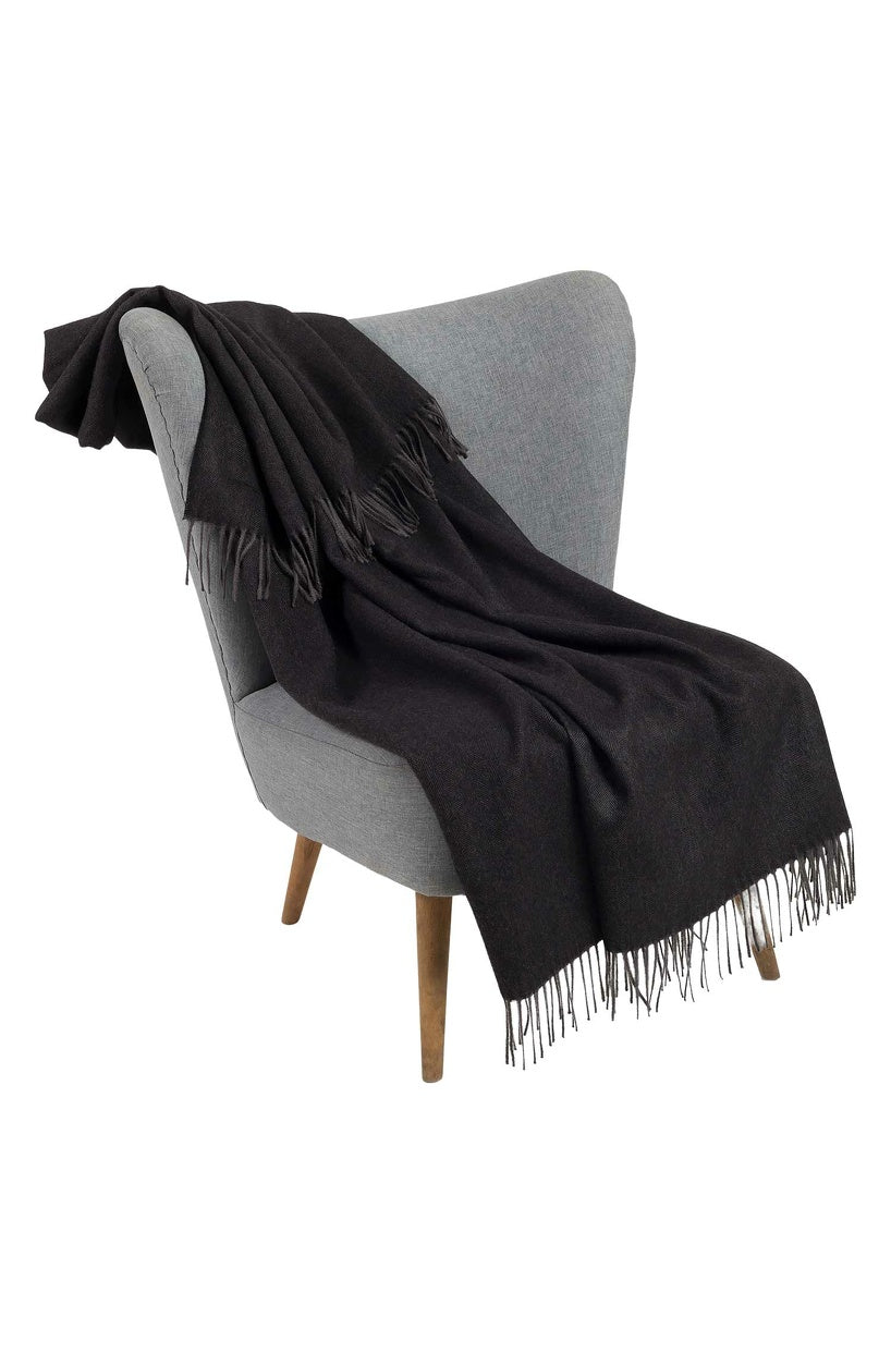 Apu Kuntur - Alpaca Blanket - Herringbone - 100% Baby Alpaca