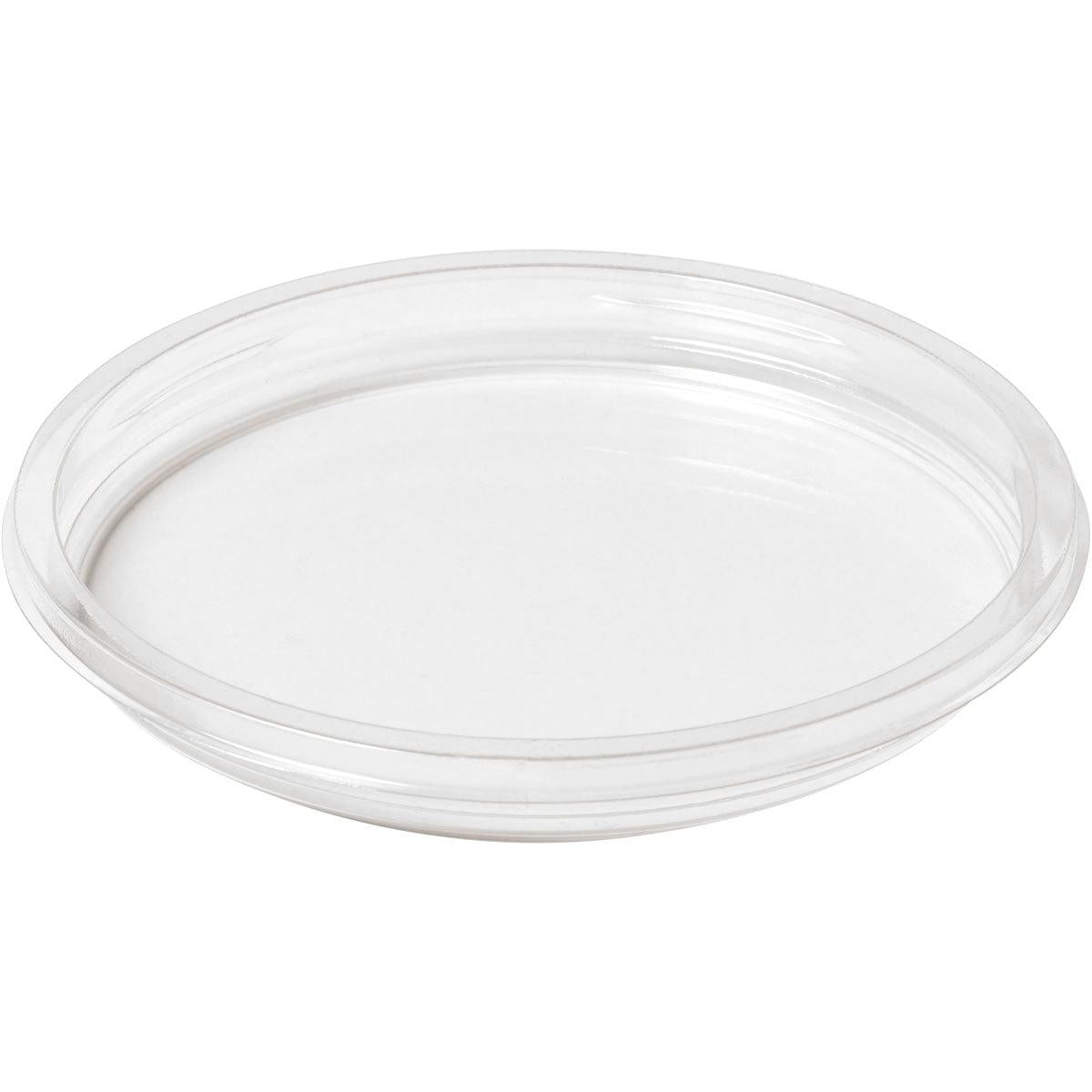 Deckel für Deli-Schalen Crystal, rPET Transparent rPET 120x120x14 | Packung (35 Stück)