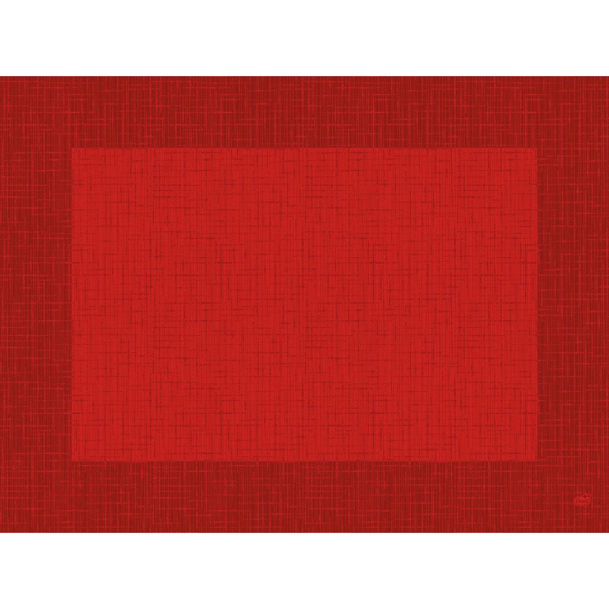Dunicel-Tischsets 30 x 40 cm Linnea rot | Packung (500 Stück)