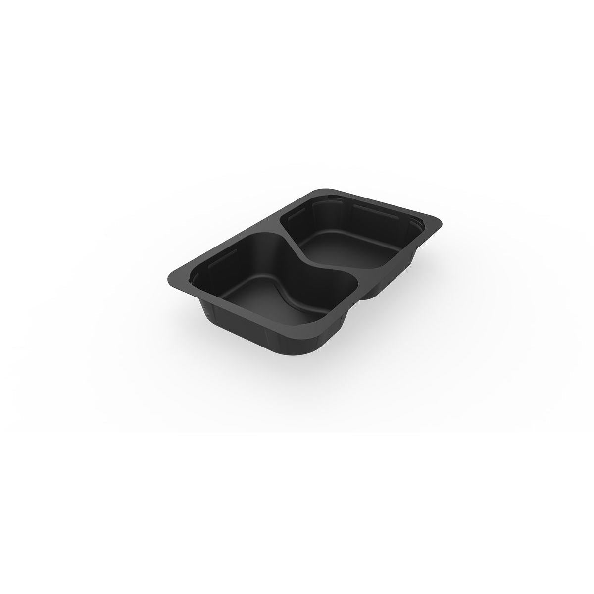 1/4 GN Menu Trays 2 Black PP/MIN 265x162x43 | Pack (225 pieces)