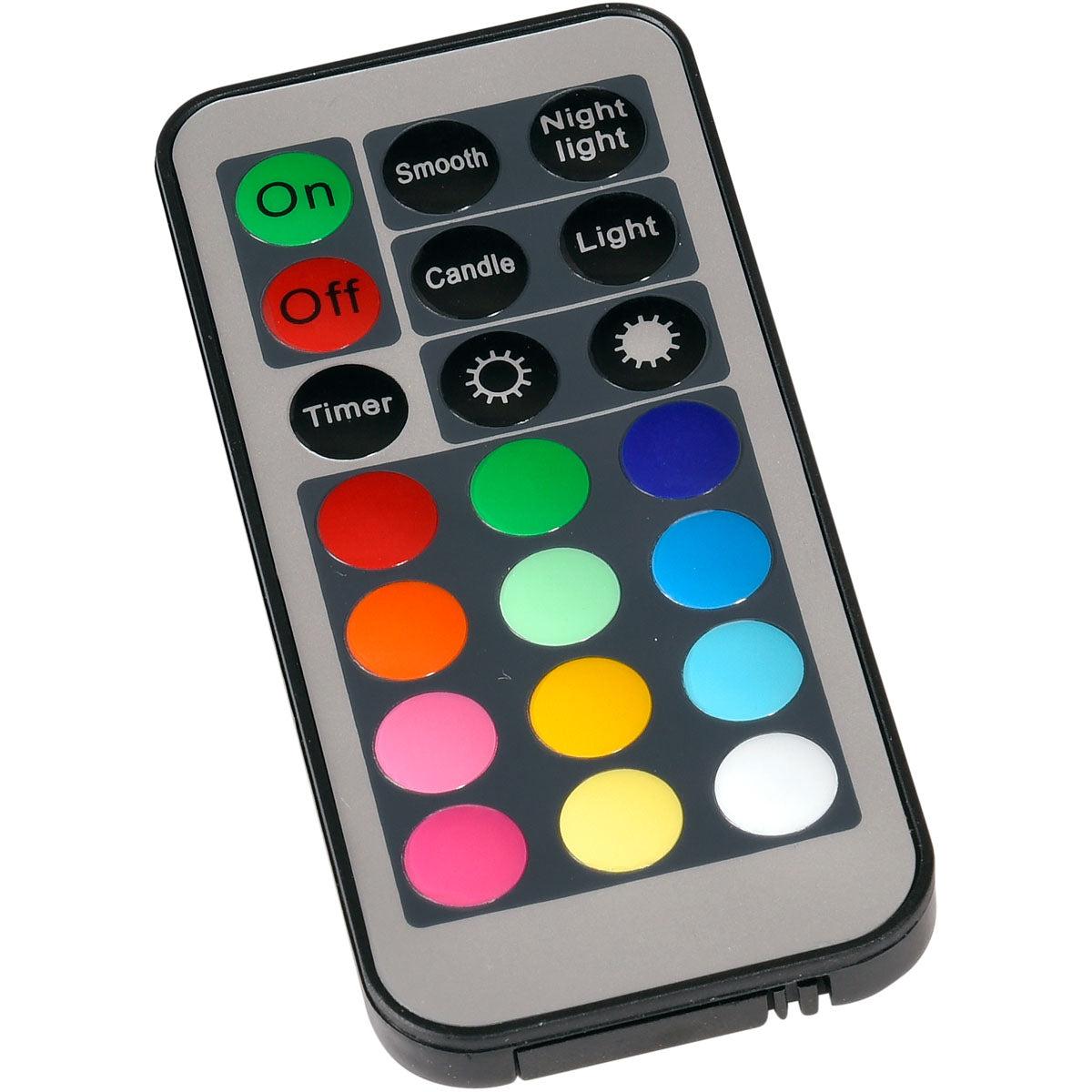 Auslaufartikel: LED-Fernbedienung, multicolour 40 x 85 mm multicolour