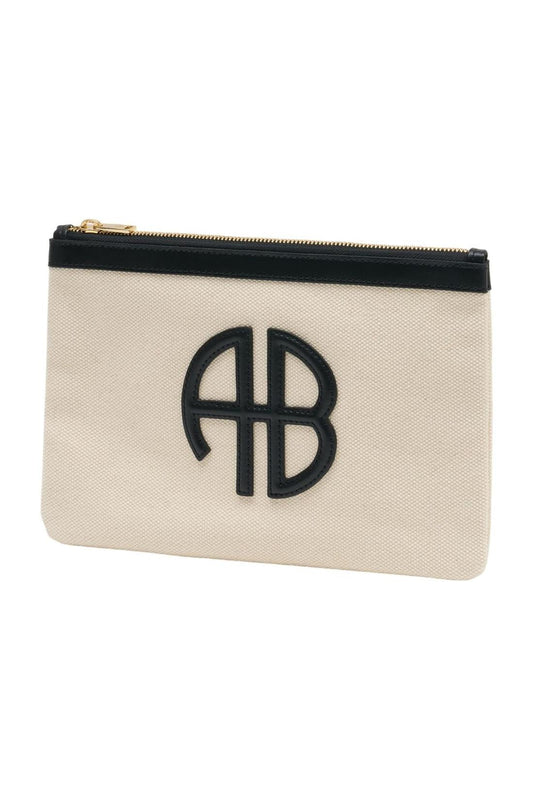 Lili Clutch - ANINE BING - Baumwolle - Beige