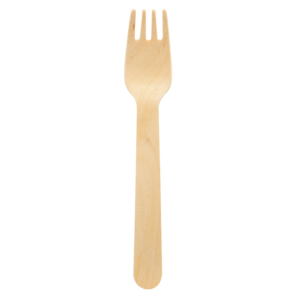 Gabel 160 mm, Holz gewachst Natural gewachst 160 | Packung (100 Stück)