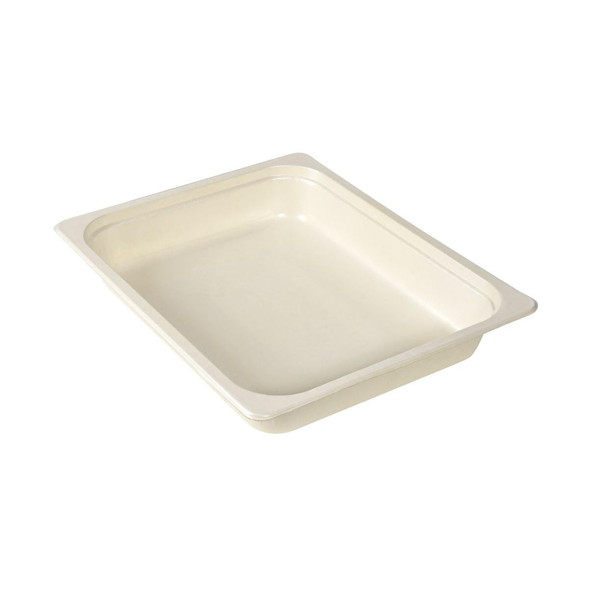 Fibretray 1/2 GN Natur wood fibre 325x265x52 | Packung (140 Stück)