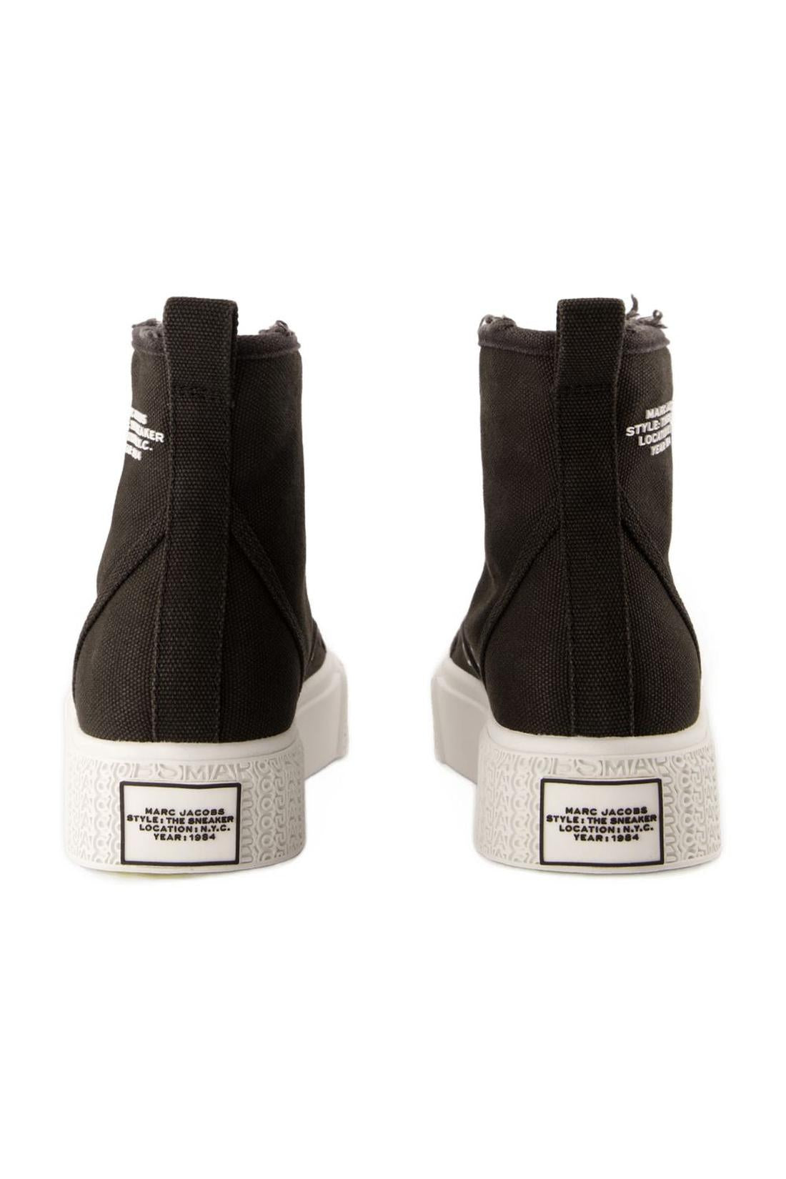Sneakers The High Top - Marc Jacobs - Baumwolle - Schwarz