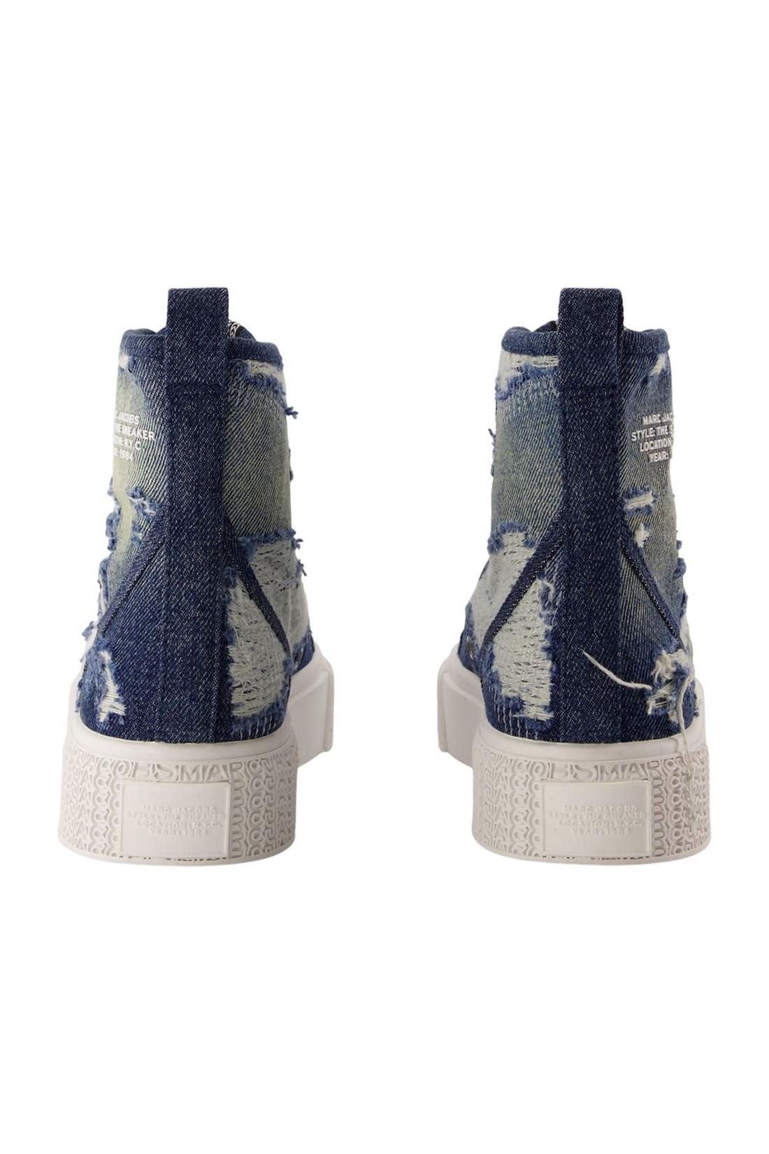 Sneakers The High Top - Marc Jacobs - Baumwolle - Blau